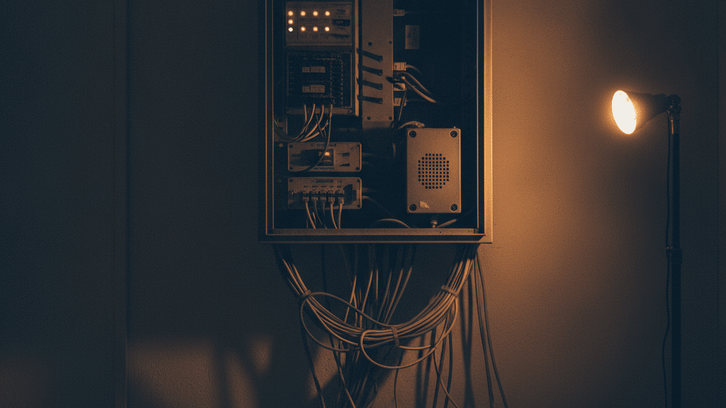 An Ageing On-Premise Pbx Cabinet In A South African Server Room, Lights Still On But Unsupported